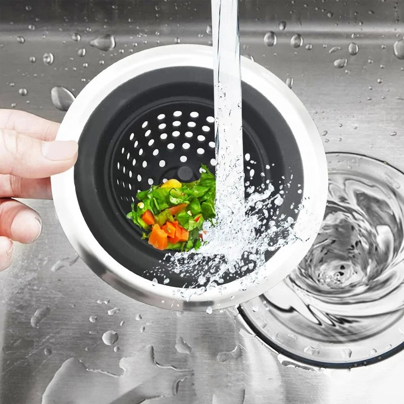 Kitchen Silicone Sink Filter Strainer-3